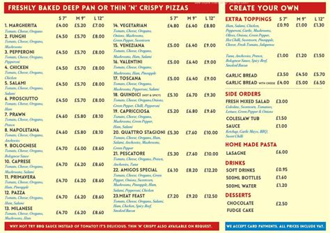 amigos pizzeria and mexican restaurant menu|amigos pizza oakham menu.